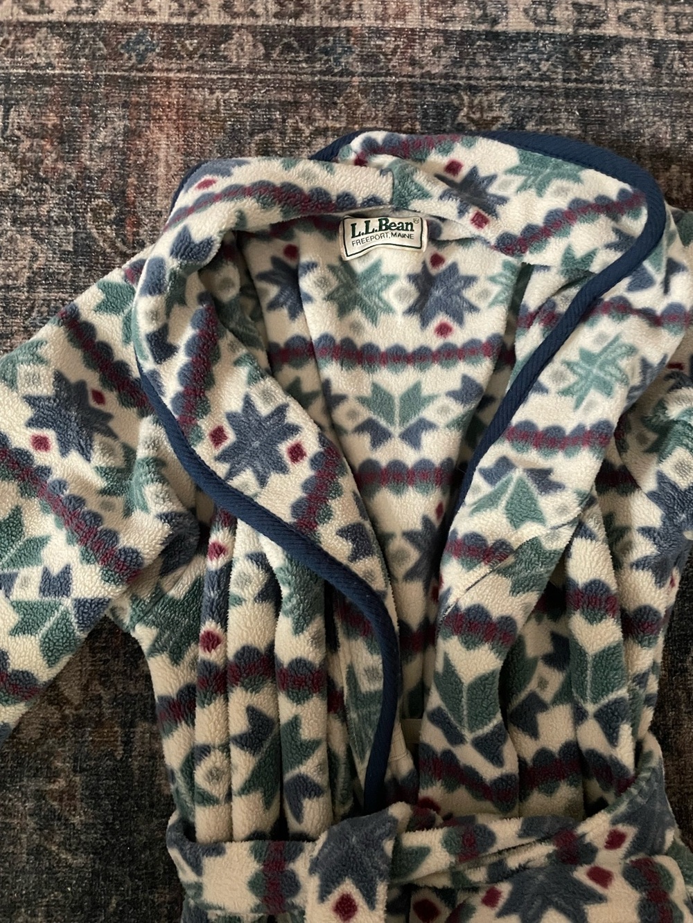 🎿Vintage fleece LLbean robe🎿